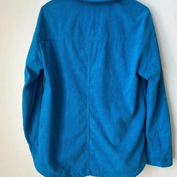 Avec Les Filles Turquoise Corduroy Jacket - Picture 3 of 4